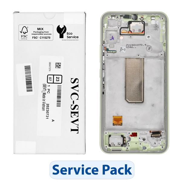 ServicePack Wyświetlacz LCD SAMSUNG A34 5G A346B Green GH82-31200C
