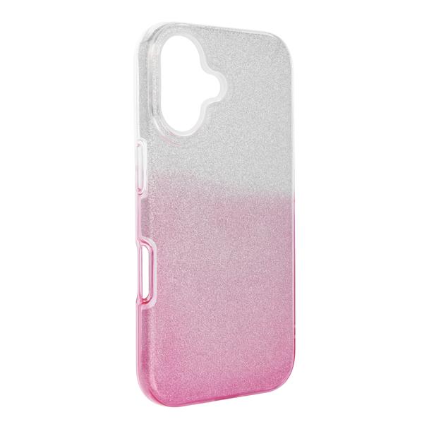 Futerał do iPhone 16 Shining transparentny różowy