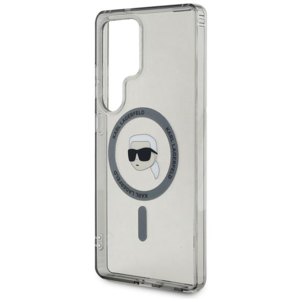KARL LAGERFELD futerał do SAMSUNG S25 Ultra KLHMS25LHLSKIK (Magnetic IML Metal K. Heads) czarny