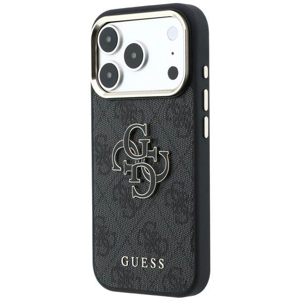 GUESS futerał do IPHONE 18 Pro / 17 Pro GUE005481 (PU FW Resin Logo) czarny