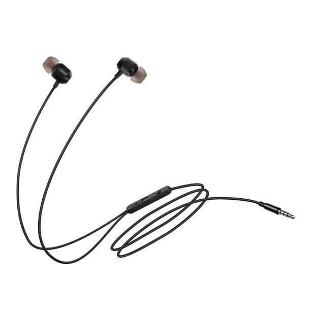 Słuchawki przewodowe douszne Jack 3,5 mm Forcell F-Audio U3 czarne