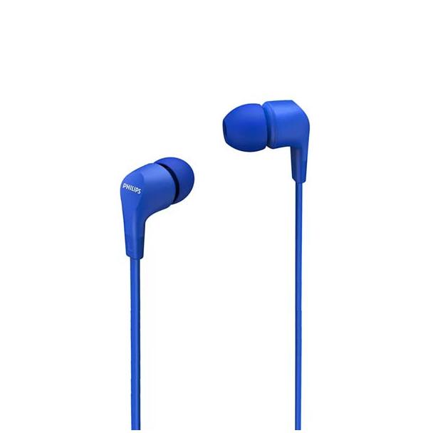 Słuchawki przewodowe douszne Jack 3,5 mm Philips TTAE1105BL niebieskie
