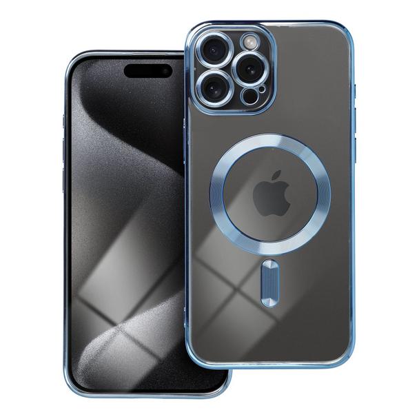 Futerał do iPhone 15 PRO MAX Electro Mag Cover zgodny z MagSafe niebieski