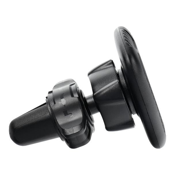 Uchwyt na telefon do samochodu magnetyczny Forcell F-Grip Carbon H-CT325 do kratki czarny