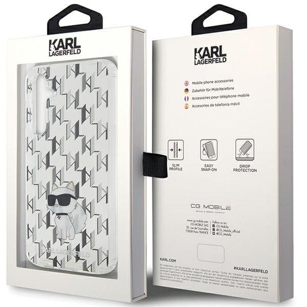 KARL LAGERFELD futerał do SAMSUNG S23FE KLHCS23FEHNCMKLT (Monogram) transparentny