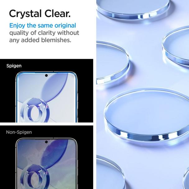 SPIGEN szkło hartowane GLAS.TR"EZ FIT" 2-pack do SAMSUNG S23 Plus transparent