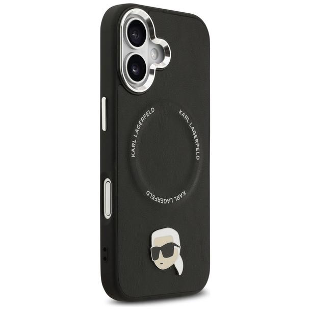KARL LAGERFELD futerał do IPHONE 17 kompatybilny z MagSafe KLHMP17SPSMLRKLK (PU Karl Pin) czarny