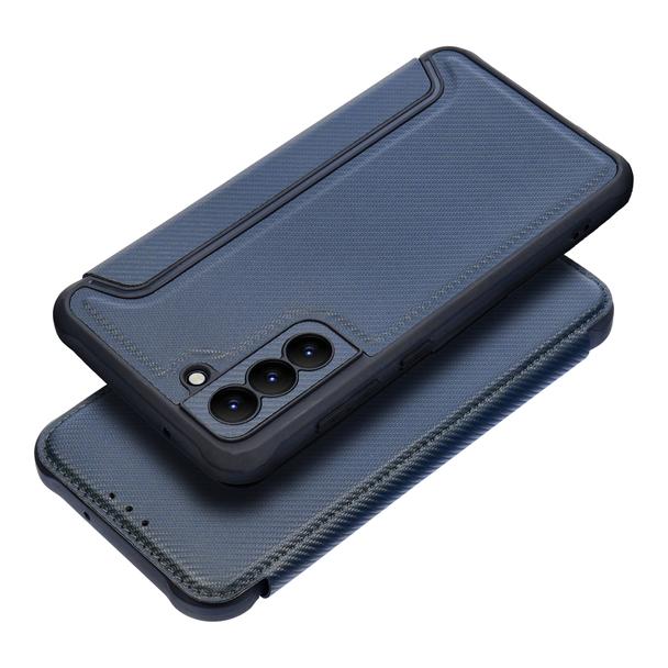 Etui z klapką na Samsung S21 FE Razor Book niebieskie
