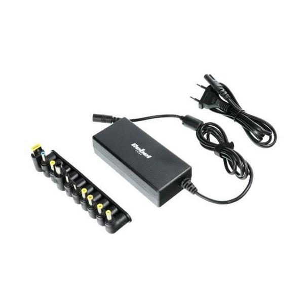 REBEL uniwersalny zasilacz sieciowy 90W 18-20V automatyczny 11 końcówek czarny