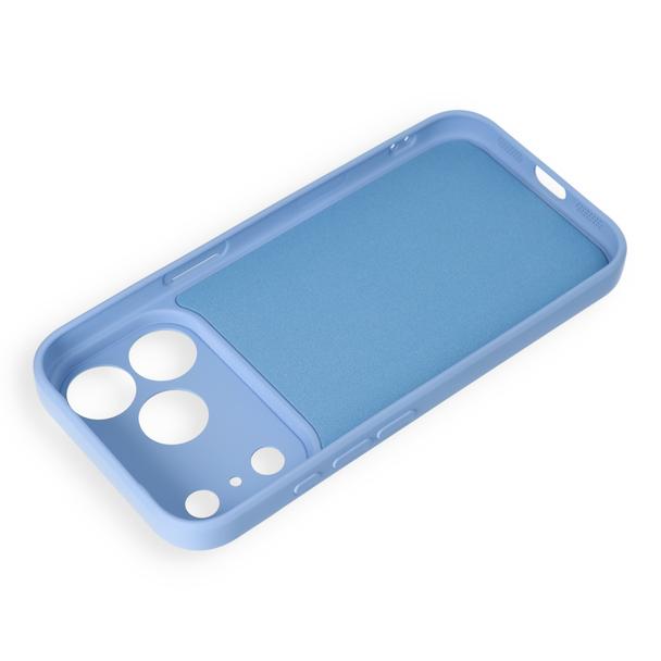 Etui na iPhone 18 Pro / 17 Pro Silicone Ring jasno niebieskie