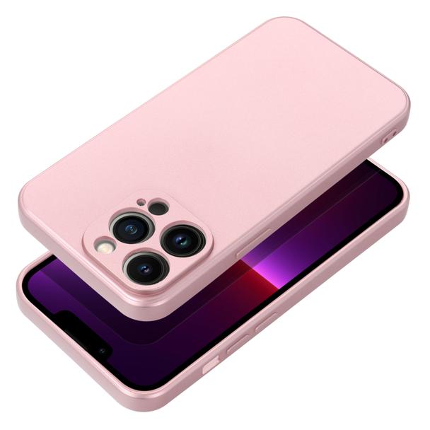 Futerał do iPhone 16e (SE 4 2025) / 17e Metallic różowy