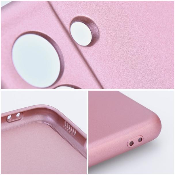 Etui na Samsung A27 5G Metallic różowe