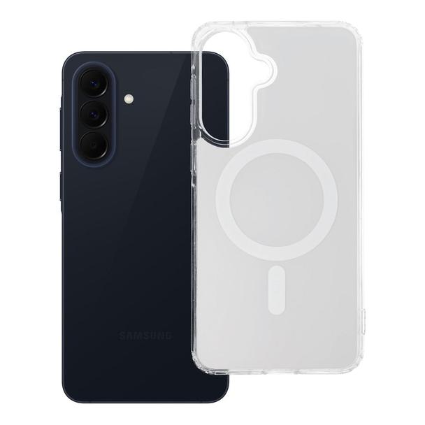 Etui na Samsung A57 Clear Fusion Mag Cover zgodne z MagSafe białe