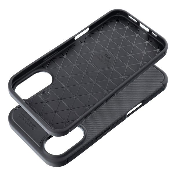 Futerał do iPhone 16 Carbon Premium czarny