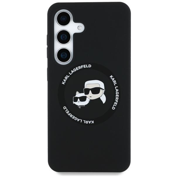 KARL LAGERFELD futerał do SAMSUNG S25 Plus KLHMS25MSKCHTCK (Magnetic Silicone Double Heads) czarny