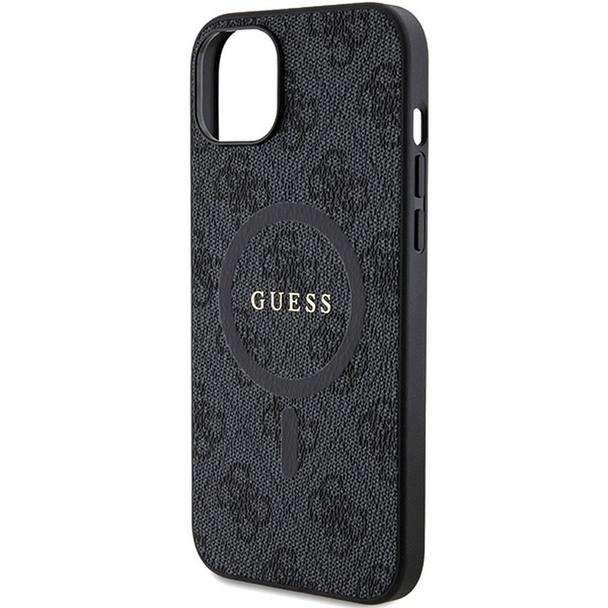 GUESS futerał do IPHONE 14 kompatybilny z MagSafe GUHMP14SG4GFRK (4G Ring classic logo) czarny