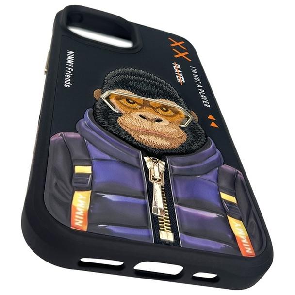 NIMMY futerał COOL&CUTE 2.0 Monkey do IPHONE 15 czarny