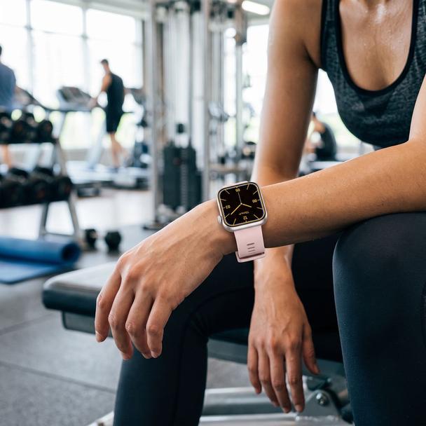 Smartwatch TITMO E-150 (AMOLED, bluetooth call) różowy 0INT