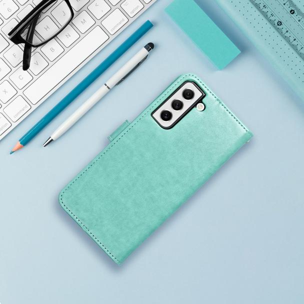 Etui z klapką na Samsung S26 FE Mezzo Book łapacz snów zielone