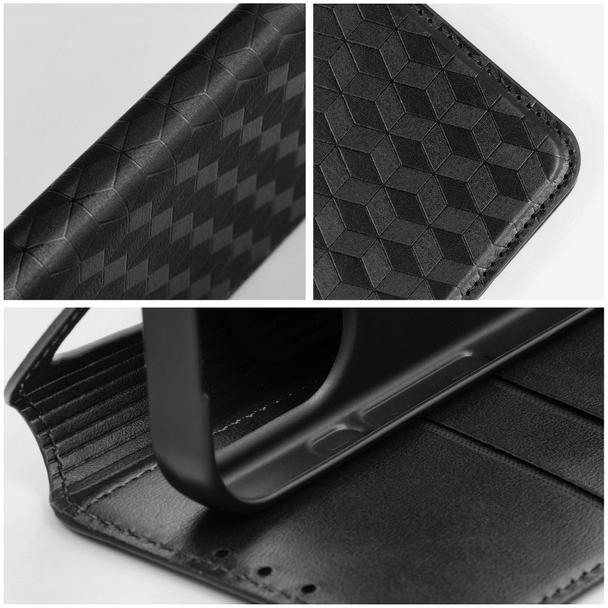 Etui z klapką na Motorola G37 POWER Cubic Book czarne