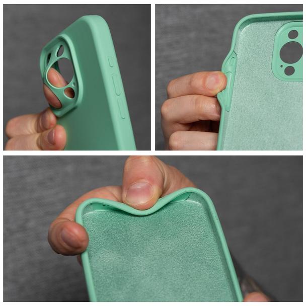 Futerał do iPhone 11 Silicone 2mm miętowy