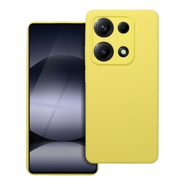 Futerał do Xiaomi Redmi Note 14S Silicone 2mm żółty