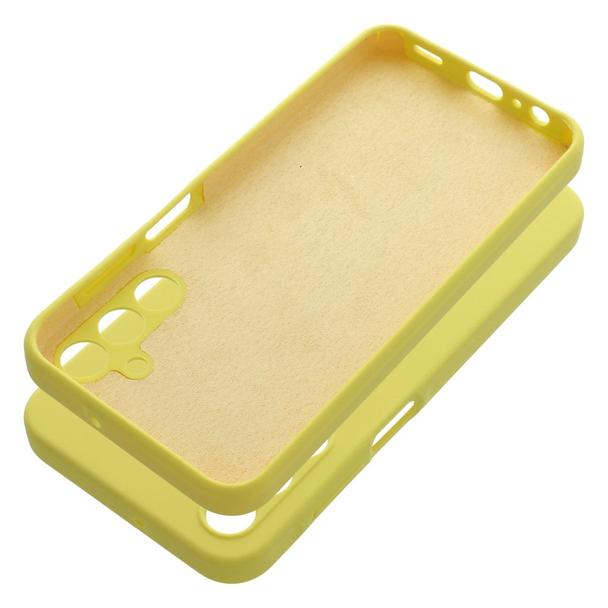 Futerał do Samsung A15 5G / A15 4G Silicone 2mm żółty