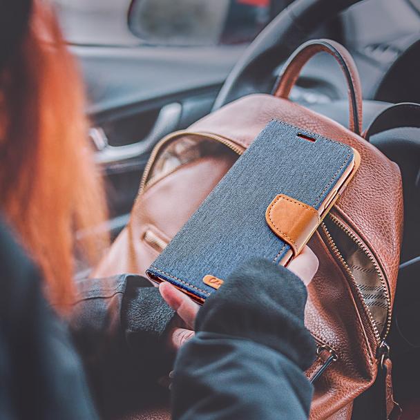 Kabura CANVAS Book do XIAOMI Redmi Note 13 Pro 5G granatowy