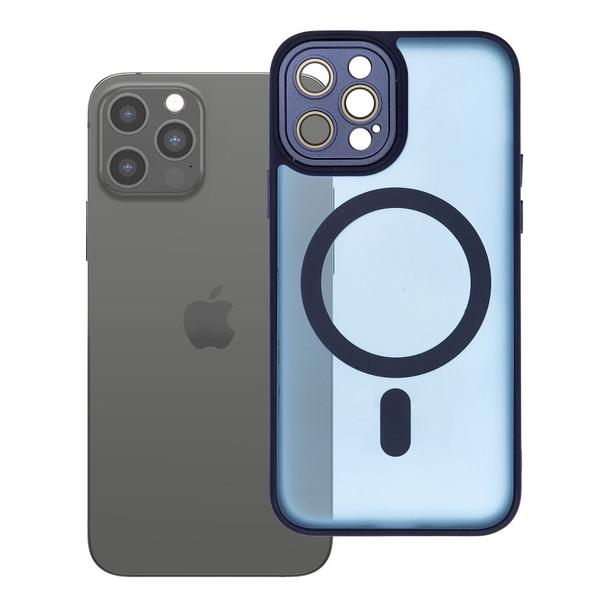 Etui na iPhone 12 PRO Variete Mag Cover zgodne z MagSafe granatowe