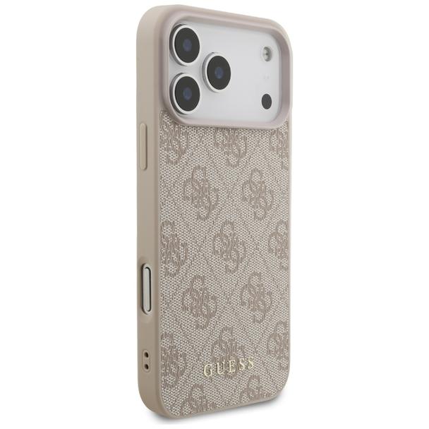 GUESS futerał do IPHONE 17 Pro Max GUHCP17XG4GFPI (PU 4G Classic) różowy