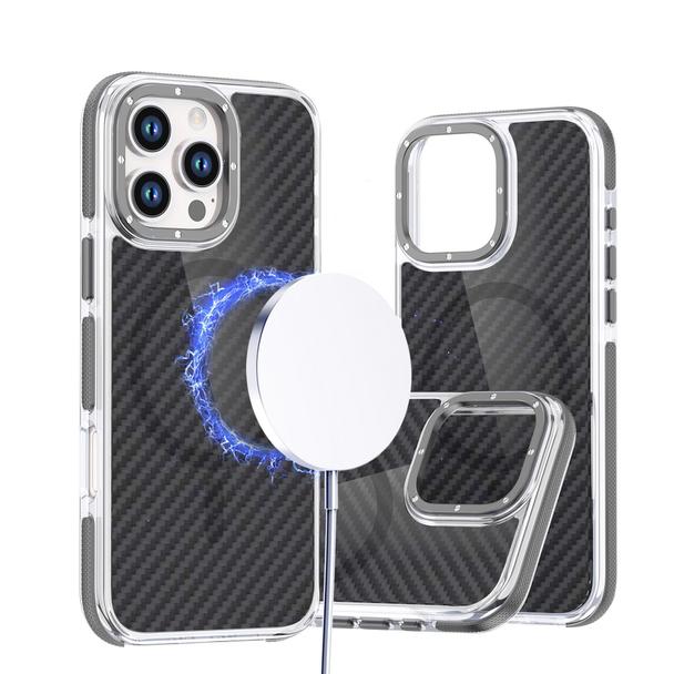 Etui na iPhone 18 Pro Max / 17 Pro Max Fiber zgodne z MagSafe szare