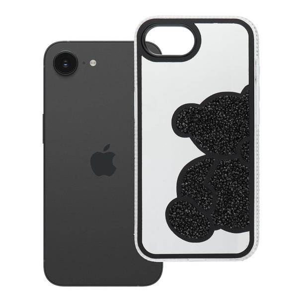 Futerał do iPhone 16e (SE 4 2025) / 17e Teddy Bear czarny