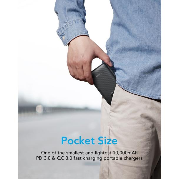 Powerbank Veger S11 (W1140) PD QC3.0 2A 22,5W 10000 mAh czarny 0INT