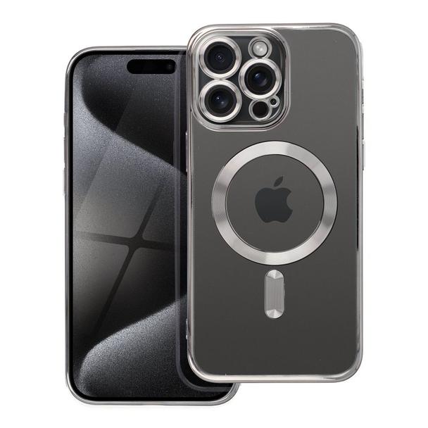 Futerał do iPhone 15 PRO MAX Electro Mag Cover zgodny z MagSafe tytanowy szary