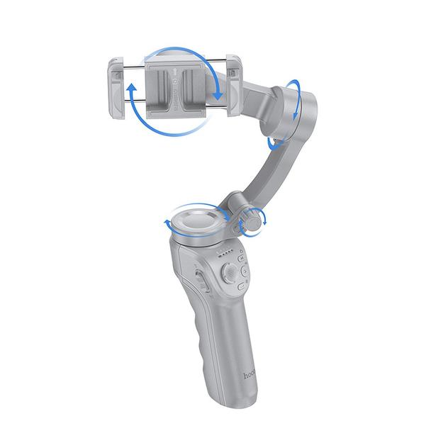 Gimbal z 3-osiową stabilizacją Hoco K24 szary