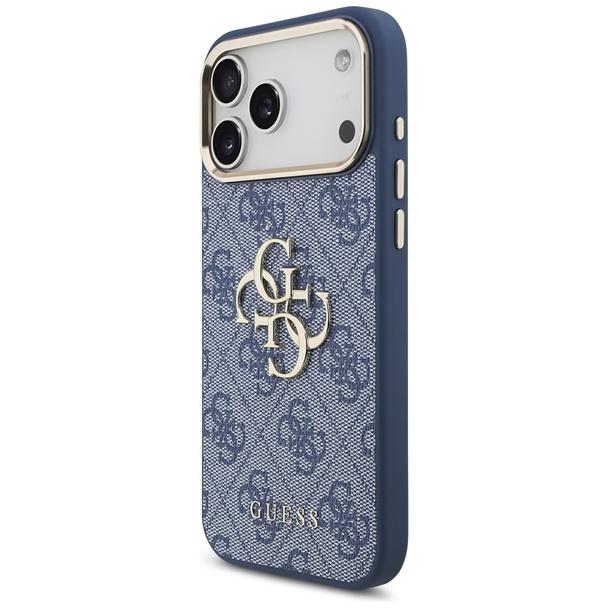 GUESS futerał do IPHONE 18 Pro Max/17 Pro Max (Big Classic Logo 4G) niebieski