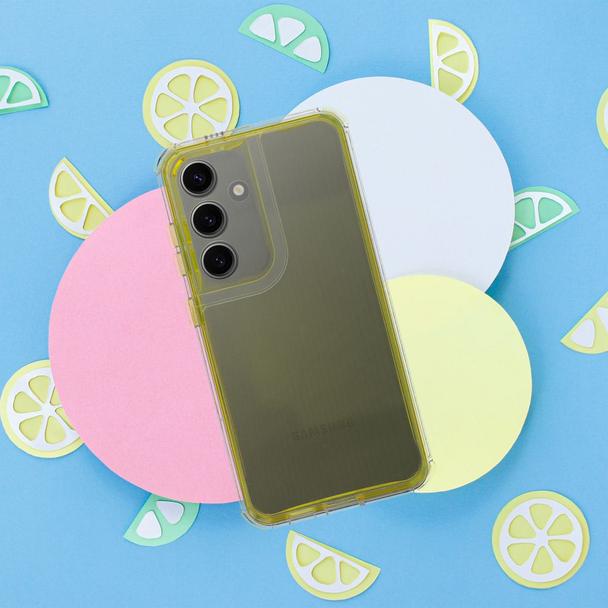 Futerał do Samsung A36 5G Matrix Clear żółty