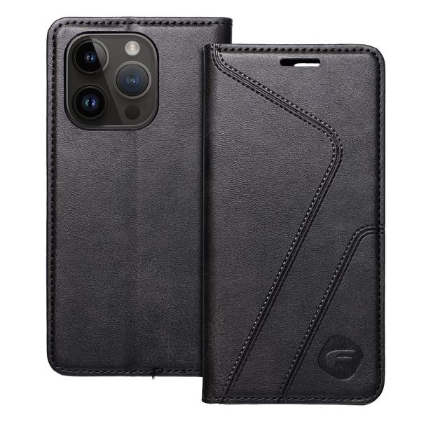 Pokrowiec na iPhone 14 PRO Forcell F-Protect RFID Blocker Book czarny