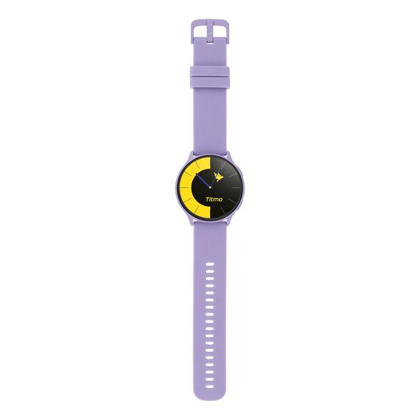 Smartwatch TITMO O-200 (GPS, AMOLED, bluetooth call, pasek silikonowy) lawendowy 0INT