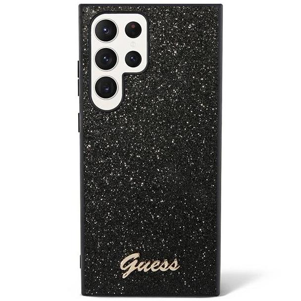 GUESS futerał do SAMSUNG S24 Ultra GUHCS24LHGGSHK (Glitter Script) czarny