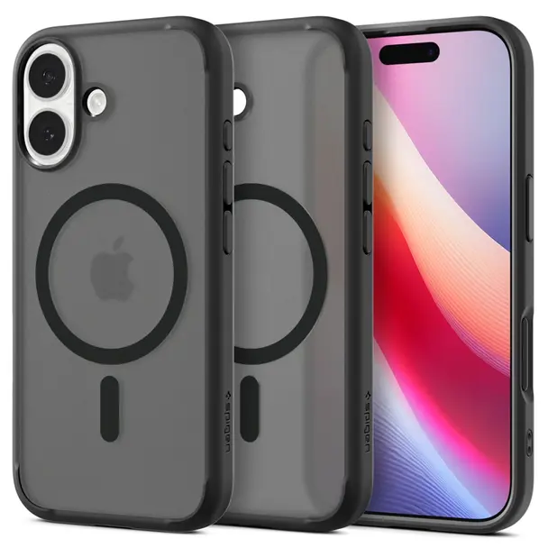 SPIGEN futerał ULTRA HYBRID MAG kompatybilny z MagSafe do IPHONE 17 frost black