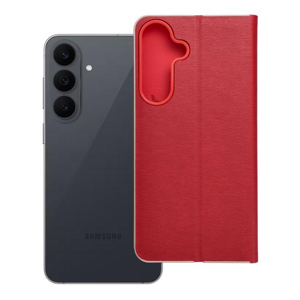 Etui z klapką na Samsung S26 FE Luna Book Gold czerwone