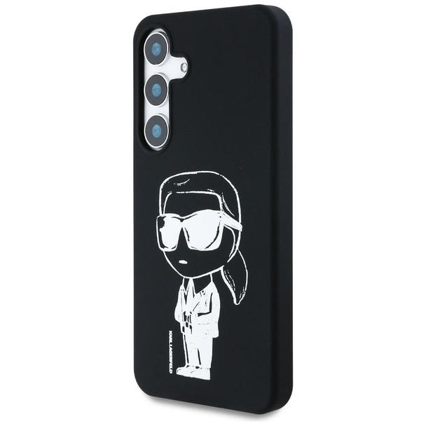 KARL LAGERFELD futerał do SAMSUNG S25 KLHMS25SPNYKGRTK (Magnetic Silicone Graffiti Ikonik) czarny