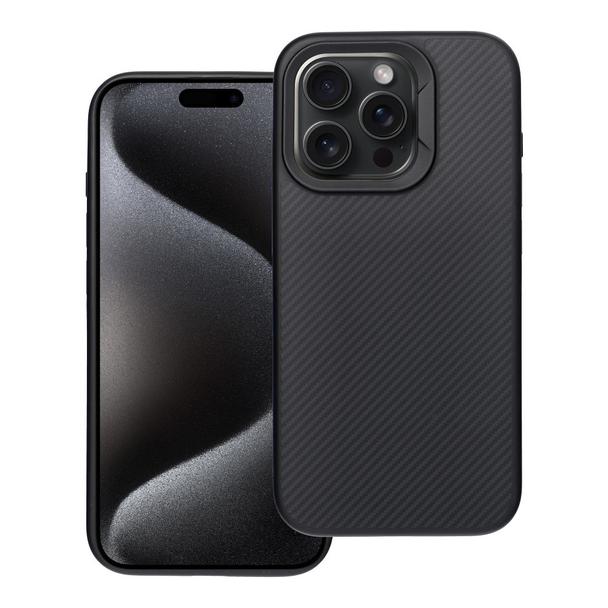 Etui na iPhone 15 PRO Carbon Elite Mag Cover zgodny z MagSafe czarny
