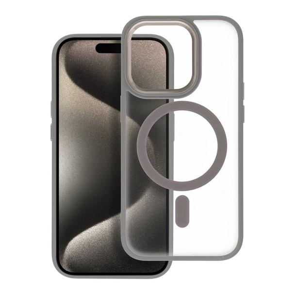 Futerał MATTE MAG COVER kompatybilny z MagSafe do IPHONE 15 Pro tytanowy