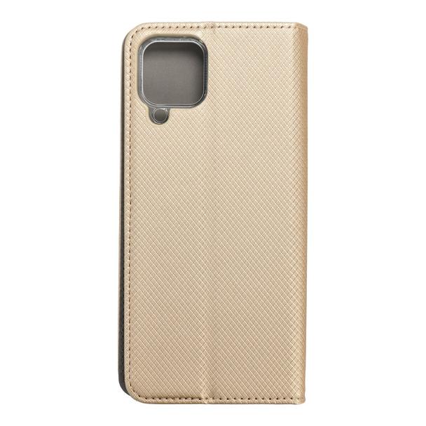 Etui z klapką na Samsung A22 4G Smart Case Book złote