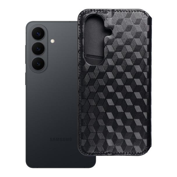 Etui z klapką na Samsung S26 Cubic Book czarne