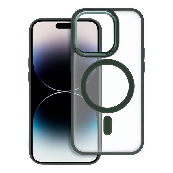 Futerał MATTE MAG COVER kompatybilny z MagSafe do IPHONE 16 Pro Max zielony