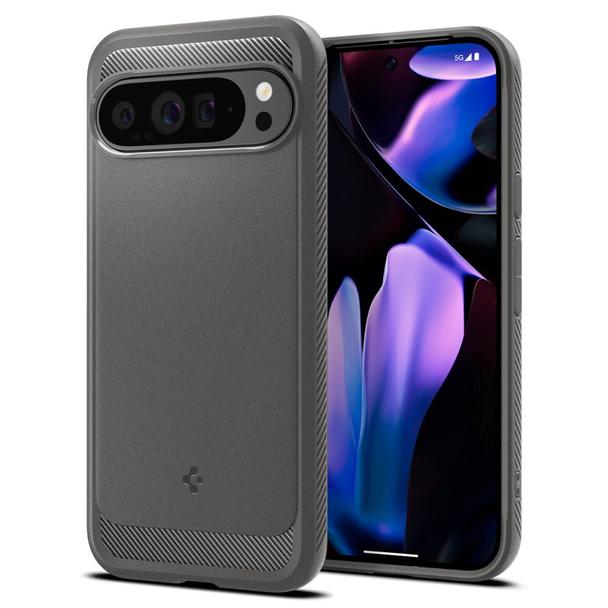 SPIGEN futerał RUGGED ARMOR do GOOGLE Pixel 9 Pro XL marble grey