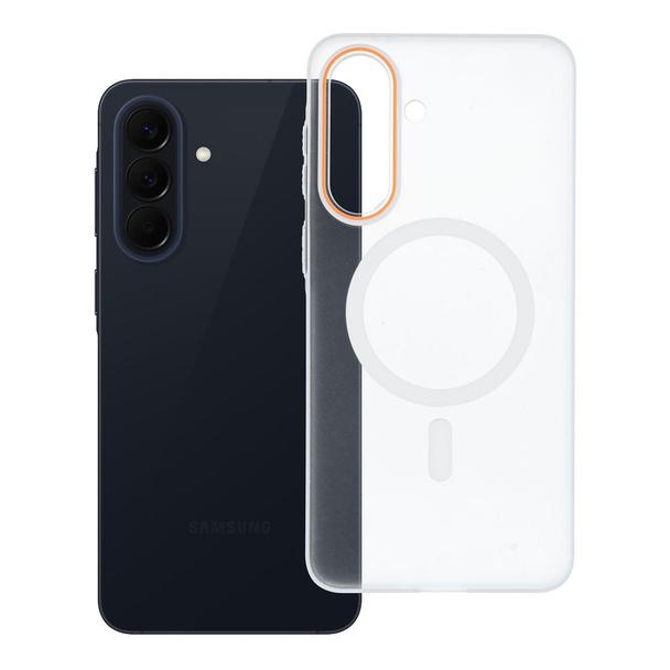 Etui na Samsung A57 Go Orange zgodne z MagSafe transparentne